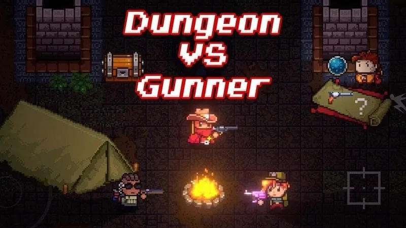 Dungeon VS Gunner Title Screen