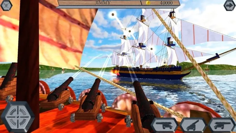 Dynamic map changes and strategic gameplay in the World Of Pirate Ships mod.