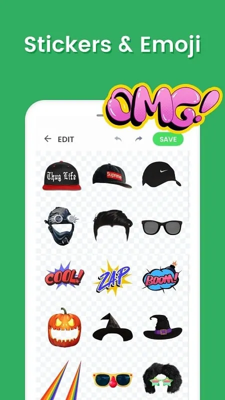 Fácil de compartir en el mod Sticker Maker