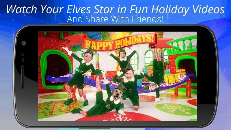 ElfYourself showing various dance themes