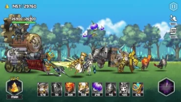 Elroi Defense War main screen showcasing gameplay.