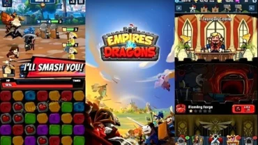 Empires and Dragons gameplay screenshot.