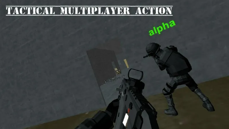 Engaging in combat in Project Breach Online CQB FPS.