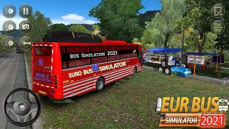 Euro Bus Simulator showcasing the in-game environment.