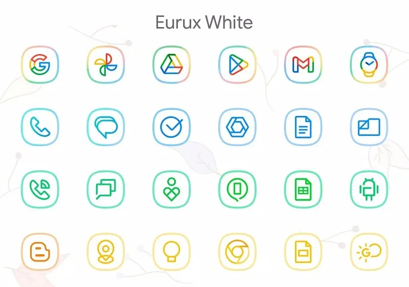 Eurux White settings menu highlighting compatibility options