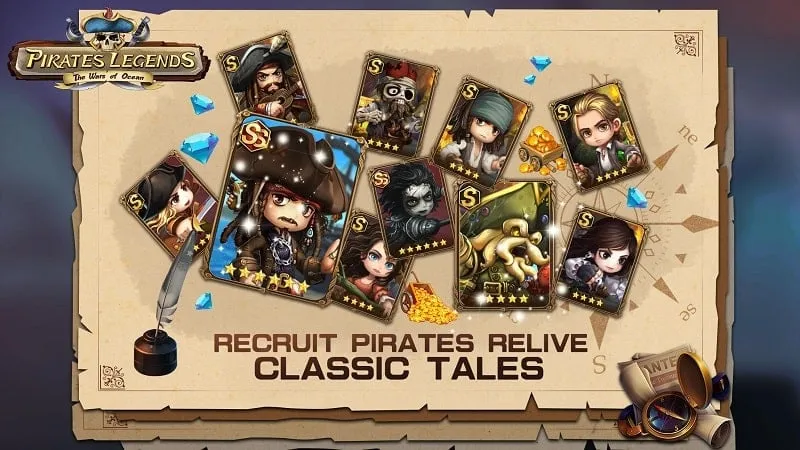 Example of a challenging boss battle in Pirates Legends where using the MOD features would be beneficial.