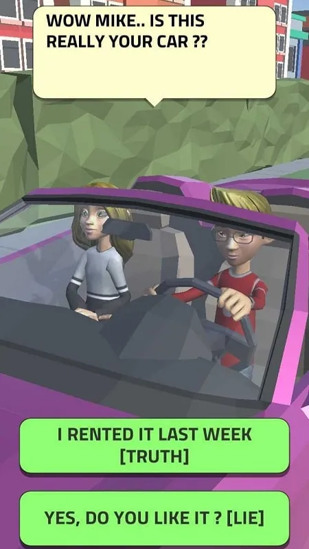 Example of a gameplay scenario in Teen Life 3D.