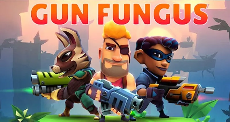 Contoh gameplay di Gun Fungus dengan grafis yang ditingkatkan.