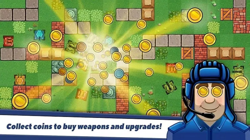 Example of in-game store with upgrade options.