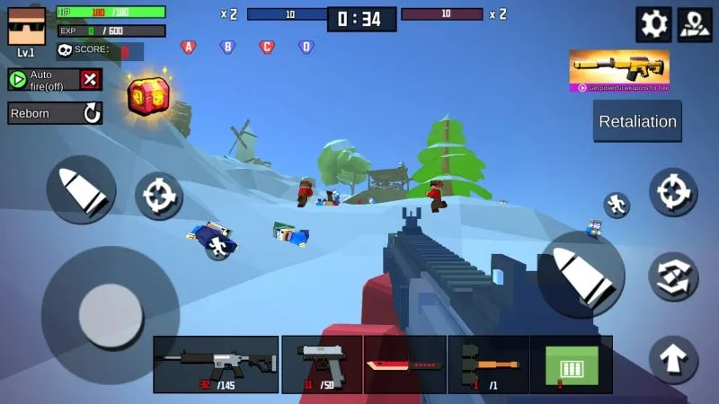 Example of teamwork and strategy in Mobile Battle field.