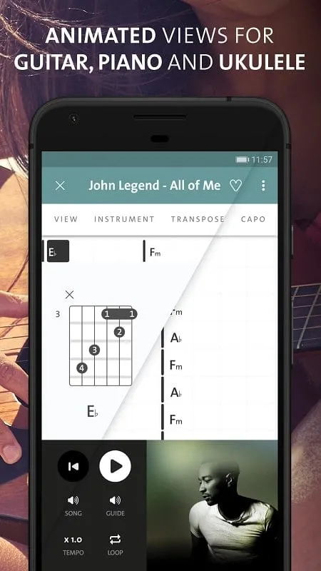 Example of using Chordify's chord diagrams