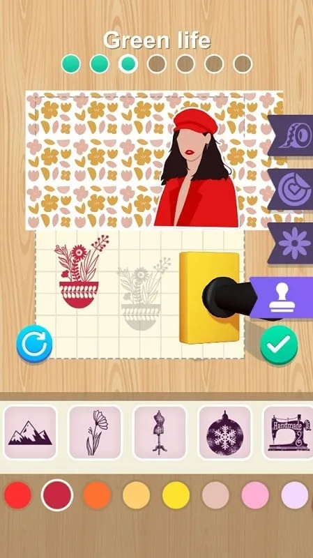 Contoh penggunaan unlimited money di DIY Mini Journals MOD APK.