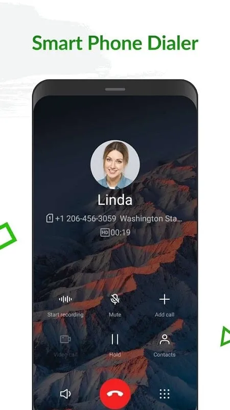 ExDialer mod showcasing WhatsApp integration