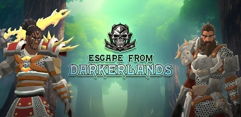 Exploring the dark landscapes of Escape From Darkerlands.