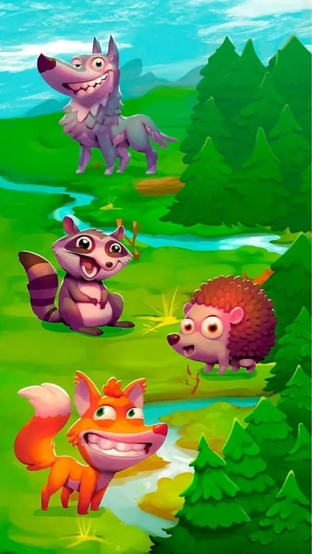 Exploring the diverse creatures in Zoopolis MOD APK.