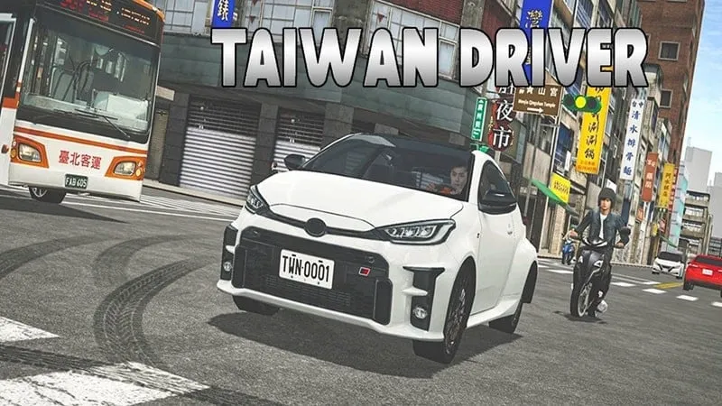 Menjelajahi jalanan Taiwan di Taiwan Driver.