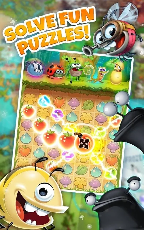 Exploring the vibrant world of Minutia in Best Fiends.