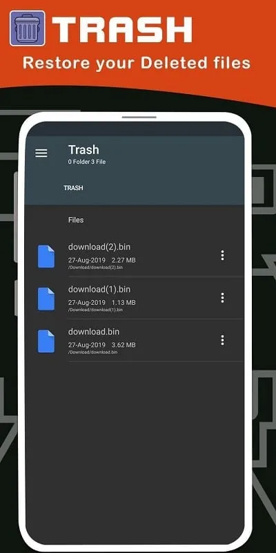 File Manager by Lufick mod interface showing premium features