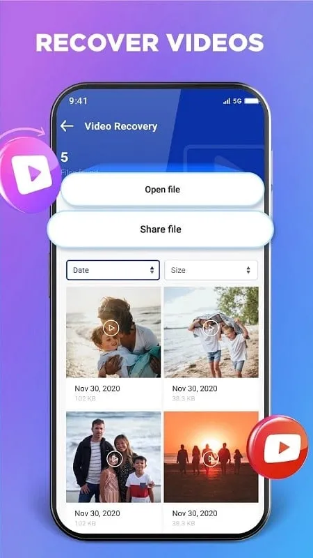 Aplikasi File Recovery & Photo Recovery Mod untuk Android