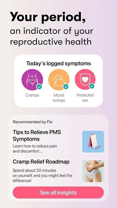 Flo Period Pregnancy Tracker mod android miễn phí