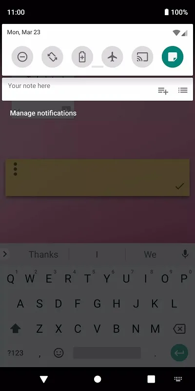 Floaty for Sticky Notes mod settings and customization