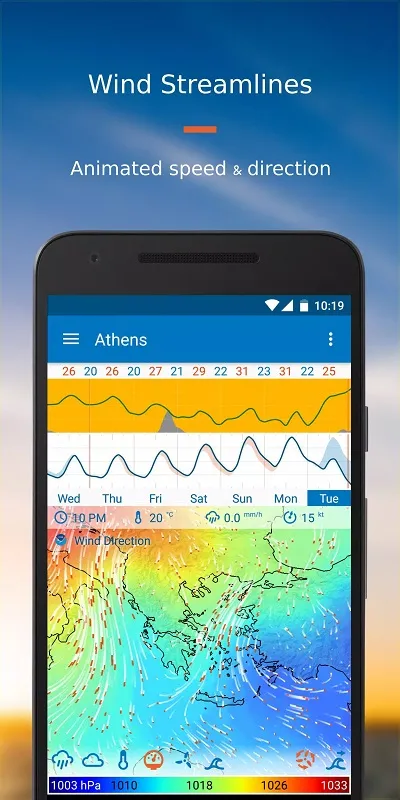 Flowx showcasing long-term weather forecasts