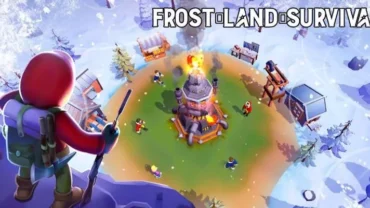 Frost Land Survival game interface.
