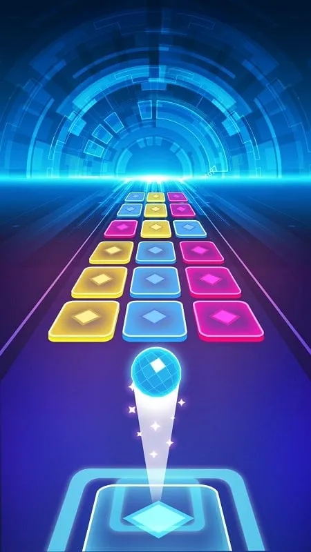 Gameplay of Color Hop 3D showcasing the vibrant visuals.