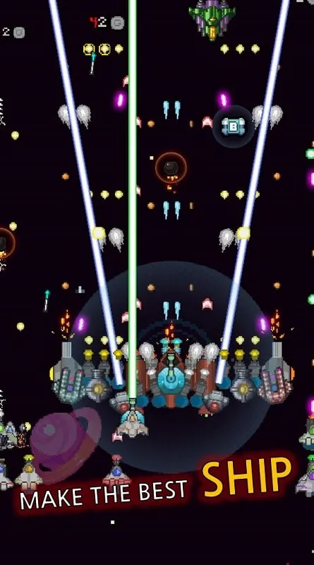 Gameplay of Grow Spaceship VIP