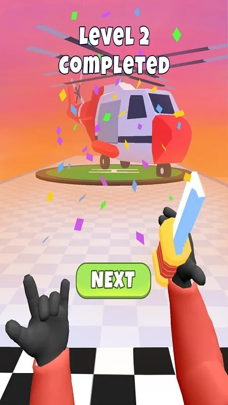 Gameplay of Hit Master 3D MOD APK.