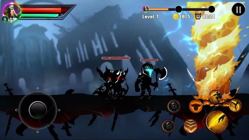 Gameplay of Tanjiro Nezuko Zenitsu Fighting Game.