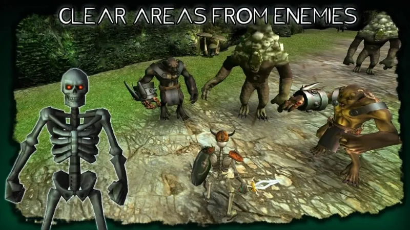 Gameplay screenshot displaying the diverse environments and challenging combat encounters within The Dark Book.