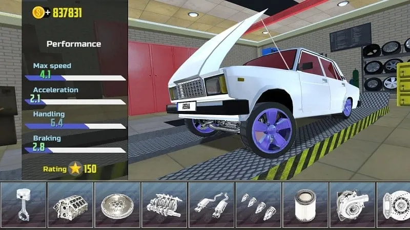 Gameplay screenshot of Car Simulator 2.