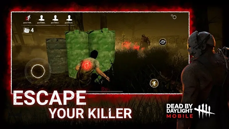 Gameplay screenshot of Dead by Daylight Mobile.