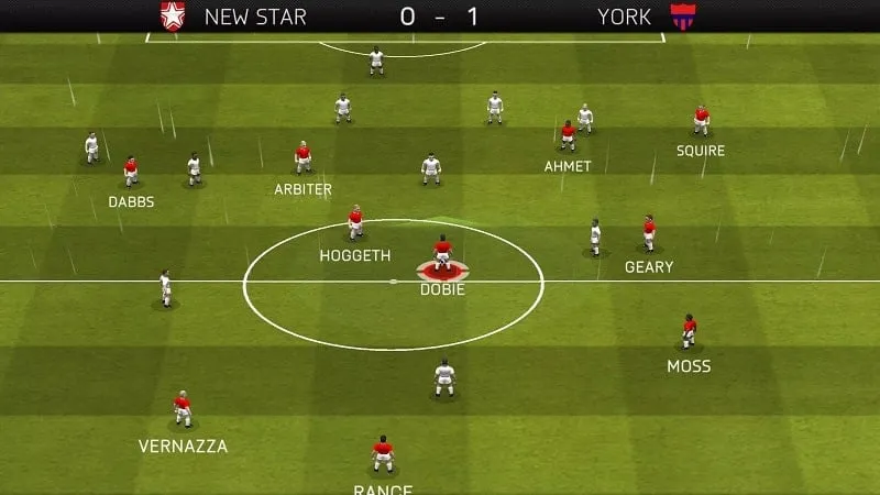 Gameplay screenshot of New Star Manager.