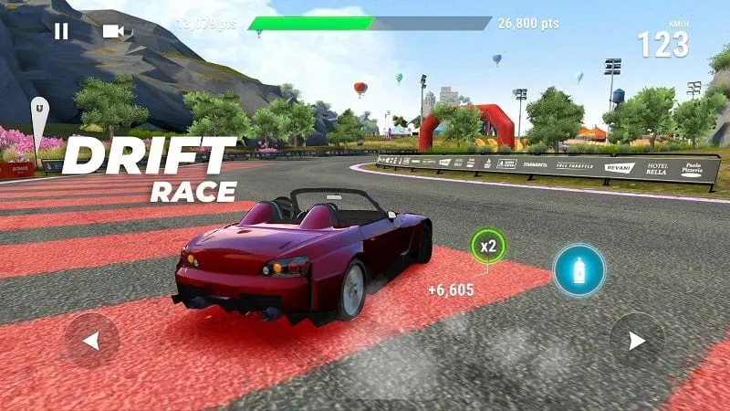 Gameplay screenshot of Race Max Pro showcasing its dynamic racing environment.