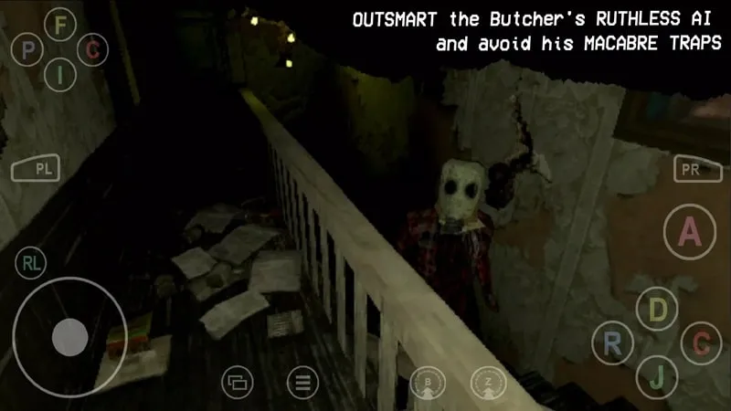 Gameplay screenshot of Stay Out of the House with the player character interacting with an object in the environment, showcasing the game's graphics and first-person perspective.