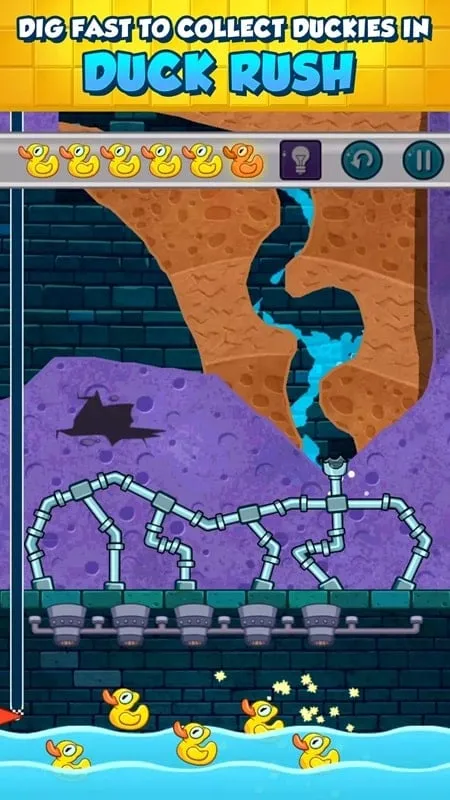 Gameplay screenshot of Where's My Water 2 displaying the level selection screen.