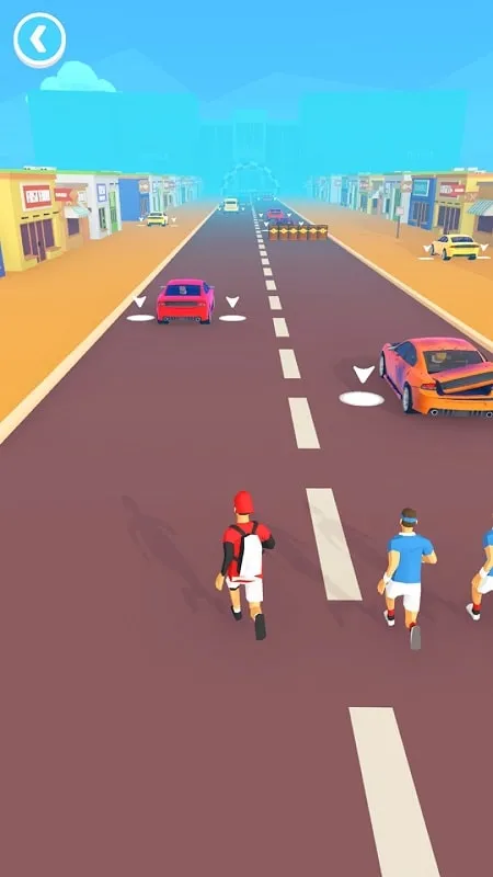 Gameplay screenshot showcasing the unlocked skins in Super Thief Auto.