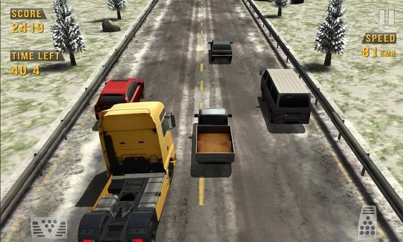 Gameplay screenshot showcasing unlimited money.