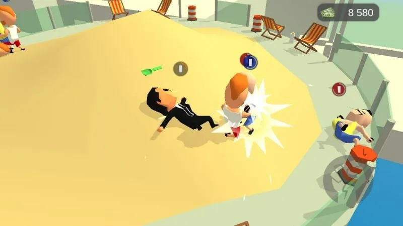 Gameplay showcasing the fighting mechanics in I The One.