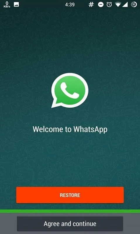 GBWhatsApp mod interface showing premium features