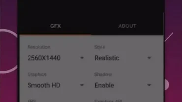 GFX Tool mod interface showing premium features