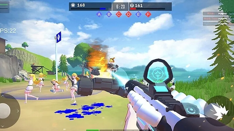 Gameplay Girls Battle Mod APK