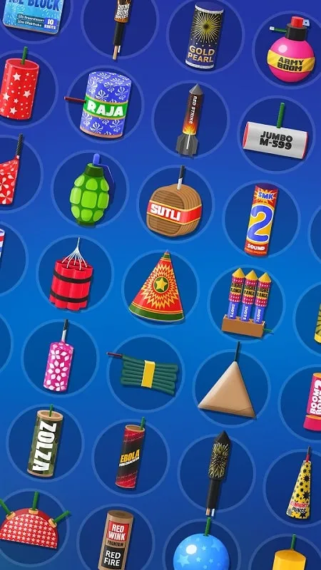 Global locations showcased within the Diwali Firecrackers Simulator game.