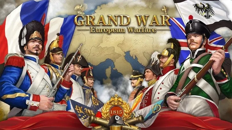 Grand War APK MOD - Tela de batalha