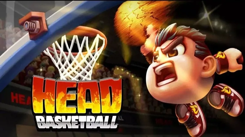 Head Basketball gameplay on Android.