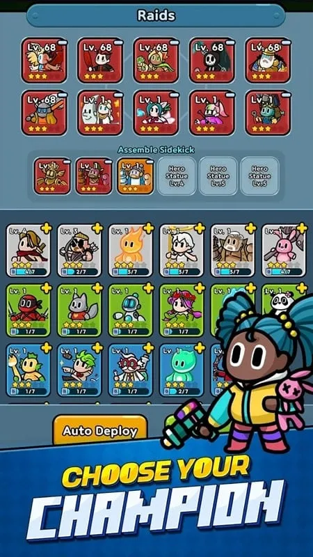 Fitur Mod Hero Assemble Epic Idle RPG