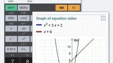 HiPER Calc Pro mod interface showing premium features