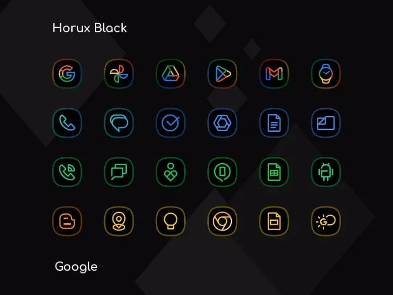 Horux Black mod interface showing premium features